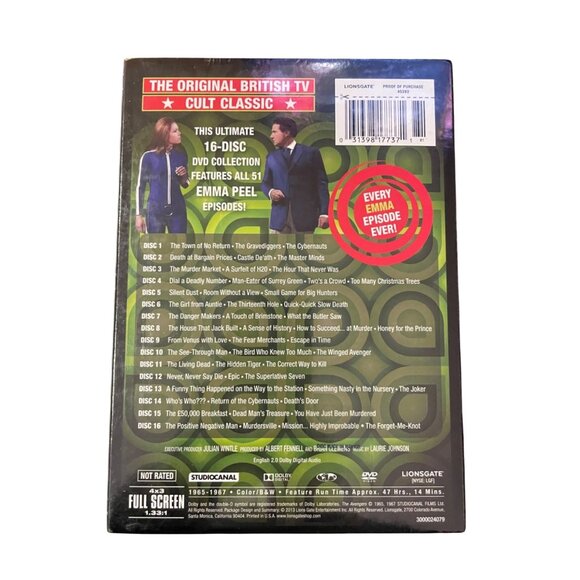 2013 The Avengers 16-Disc Collector’s Edition NEW Sealed - Picture 6 of 8